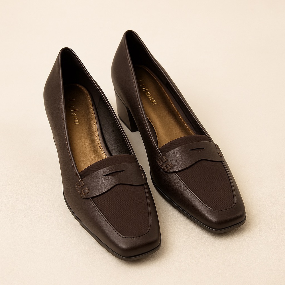 Kate Ann flat loafers NWT with zipper sides